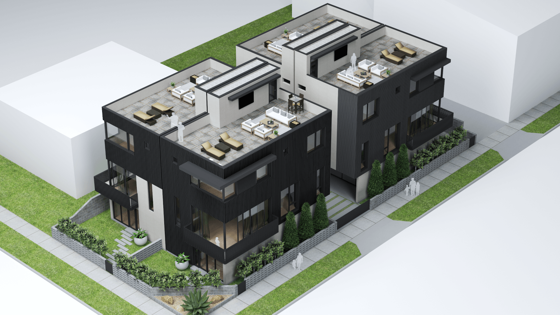 modern townhouse in los angeles